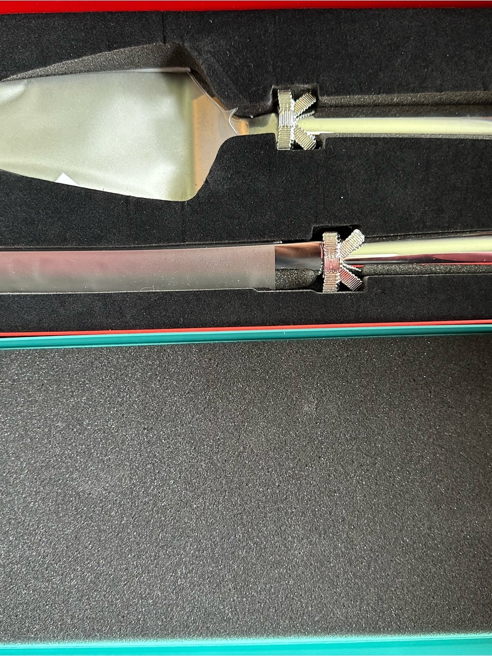 Lenox NWT and box kate spade Silver Cake Knife and Server Set never used - Picture 9 of 16